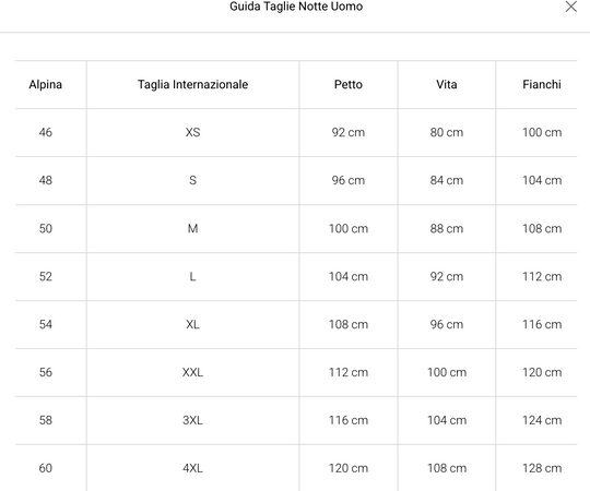 Alpina Uomo Pigiama Invernale Cardigan da Uomo in interlock di puro cotone AAL438 2510S70