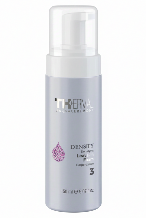 Mousse Volumizzante Leave-In Emsibeth Thermal Densify Schiuma Corporizzante Capelli Fini, Dona Volume e Corpo Senza Appesantire, Effetto Naturale