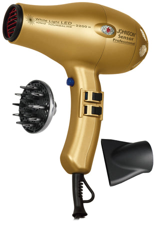 Asciugacapelli 2200W Funzione Phon Ionico Potente Professionale Asciugatore