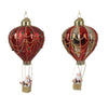 Pendaglio a forma di mongolfiera decorazione per albero di natale h 7,5 cm