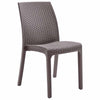 Sedia in Polipropilene  Phoenix effetto rattan per interno e esterno, adatto per bar e strutture