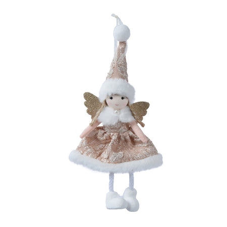 Statuetta con fatine decorazione per interno h 24 cm