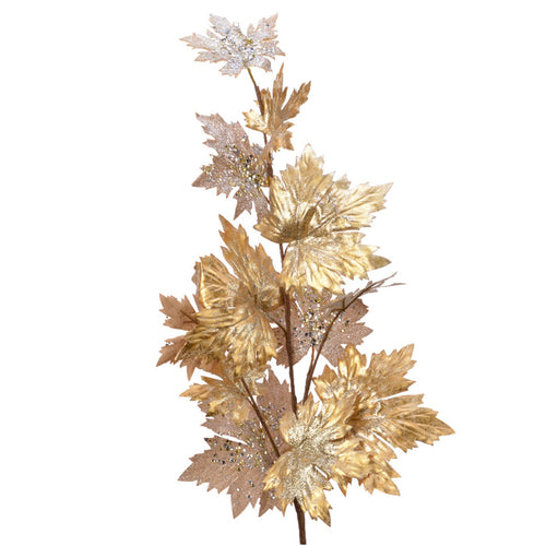 Ramo decorativo color Oro per decorazioni e composizioni di fiori h 94 cm