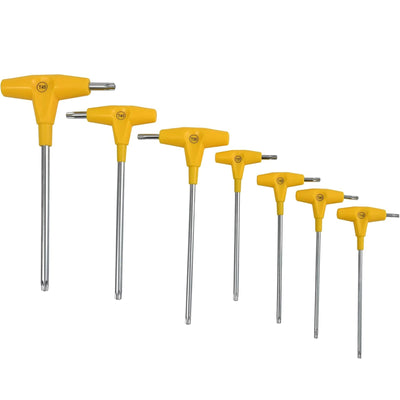 Set di cacciaviti a T - torx in cromo vanadio con impugnatura antiscivolo, da 9 pezzi