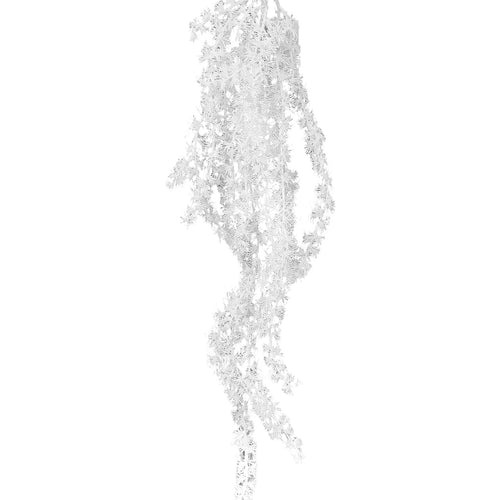 Ghirlanda di natale Cedro pendente Bianco decorazione natalizia h 92 cm