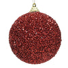 Palline per albero di Natale decorato, in gommapiuma con glitter, da Ø 8 cm, 12 pezzi