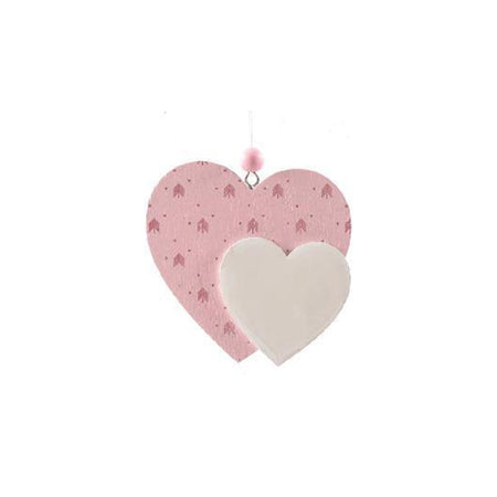 Pendente natalizio laccato in legno Ø 10 cm per albero di Natale