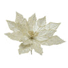 Fiore decorativo in poliestere oro, decorazione da 28 cm