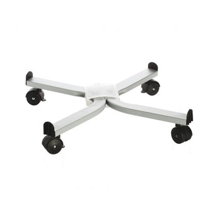 Sottovaso quadrato a carrello porta piante con ruote bidirezionali e freni in metallo