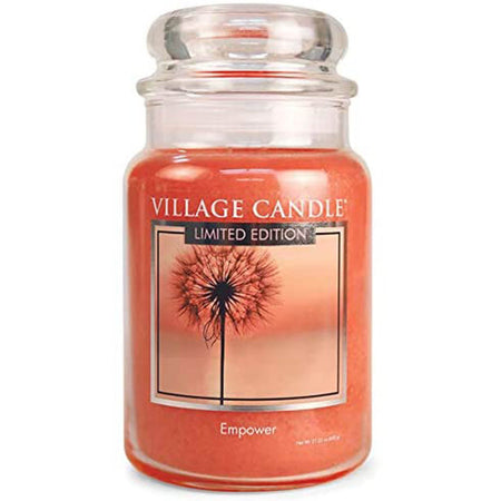 Candele profumate "Village Candle" profumatore per ambienti, Giara in vetro 730 gr, 26 once