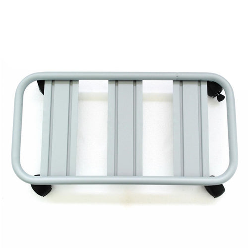Sottovaso rettangolare a carrello con ruote bidirezionali tubolare tondo 60 cm