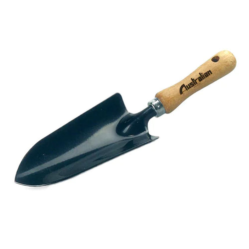 Trapiantatore ad uso manuale attrezzo per giardino con manico in legno