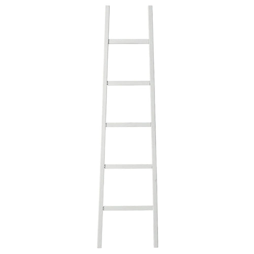 Scala decorativa in Legno bianco vintage porta asciugamani da bagno