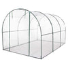 Serra da orto Tunnel per piante in acciaio con chiusura a doppia cerniera