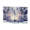 Quadro con LED luminosi a luce calda decorazione natalizia, dipinto da  h 58 cm