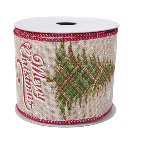 Festone "Natale" in poliestere per decorazioni albero di Natale 400 cm