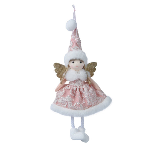 Statuetta con fatine decorazione per interno h 24 cm