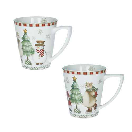 Set 2 Mug Racconti New Bone China Brandani 84804BRD