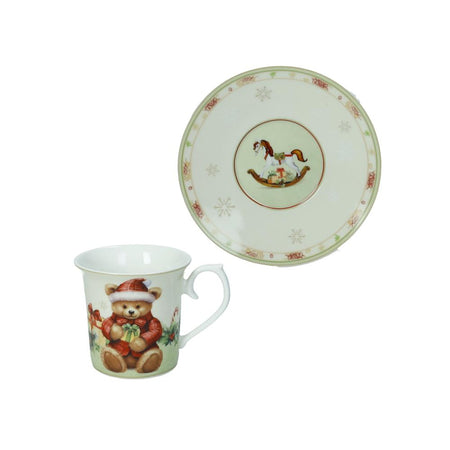 Set 2 Tazzine Caffè Coccole New Bone China Brandani 80105BRA