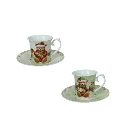 Set 2 Tazzine Caffè Coccole New Bone China Brandani 80105BRA