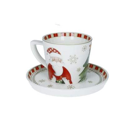 Set 2 Tazzine Caffè Racconti New Bone China Brandani 84802