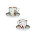 Set 2 Tazzine Caffè Racconti New Bone China Brandani 84802