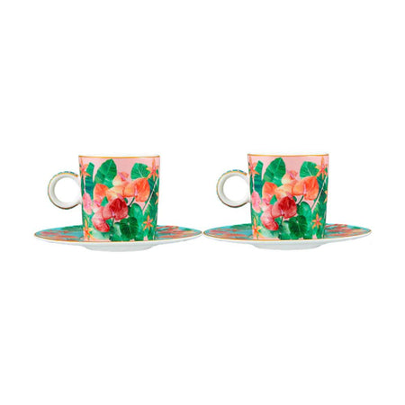 Set 2 Tazzine Rosa Tropicana Maxwell & Williams