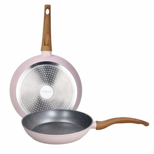 Set 2 padelle 24 e 28 cm Forged Pink Tognana