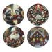 Set 4 Sottopiatti Christmas Decori Assortiti Brandani 83120