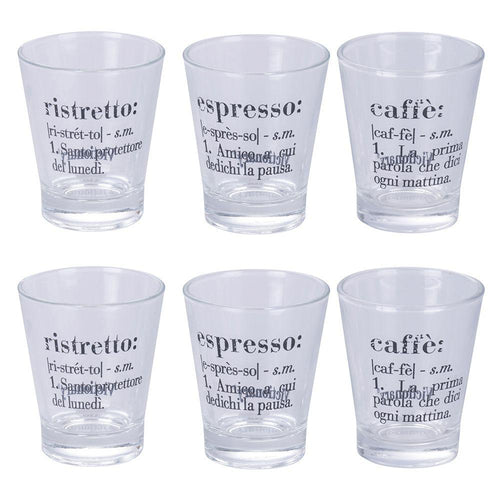 Set 6 Bicchieri Espressino Victionary 90ML Villa D'Este