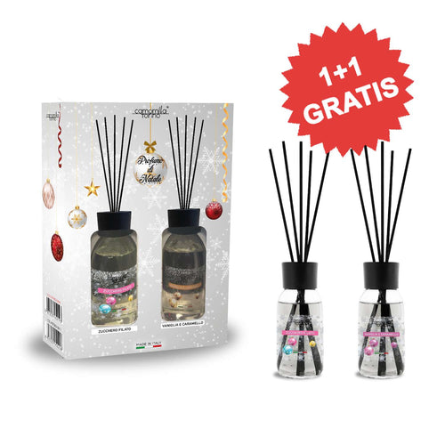 Set Diffusori 125ml Zucchero Filato + Vaniglia e Caramello