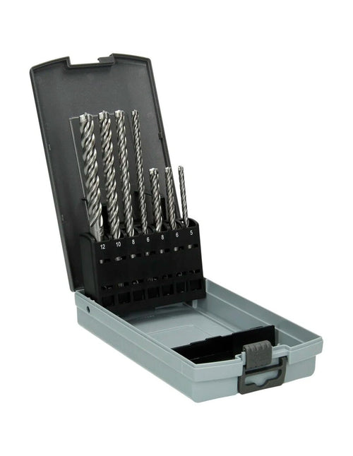 Set di 7 punte SDS-Plus con testa interamente in carburo HIKOKI