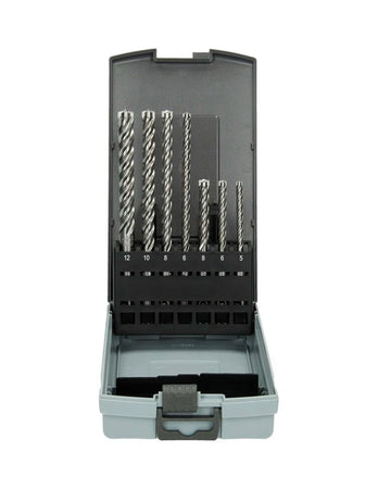 Set di 7 punte SDS-Plus con testa interamente in carburo HIKOKI