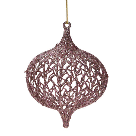 24 palline per albero di natale Ø 13 cm pendaglio decorato con Glitter