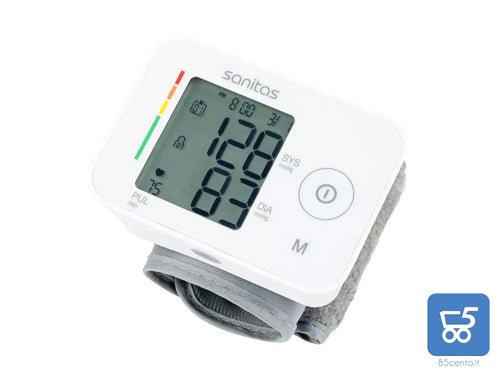 Sfigmomanometro Elettronico da Polso Sanitas SBC26 Misurazione Pressione Battito Cardiaco
