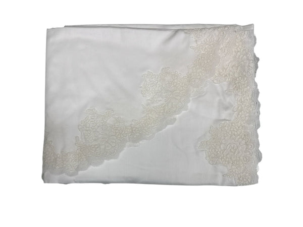 Coordinato Rebrodè Alexander Tuscany Home – Completo Copriletto e Tovaglia 12 Posti in Raso di Cotone Made in Italy