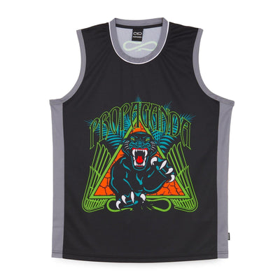 Shirt Propaganda Triangle Panther Basket black
