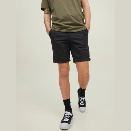 Short Jack & Jones Bowie Solid Mid black
