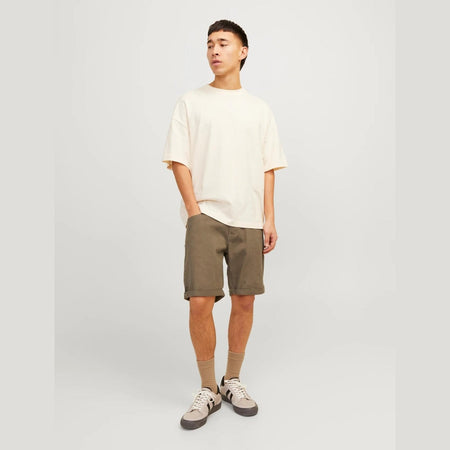 Short Jack & Jones Strick brown bungee cord
