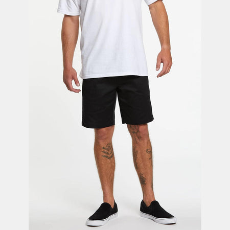 Short Volcom Fricking Elasticated Waist black