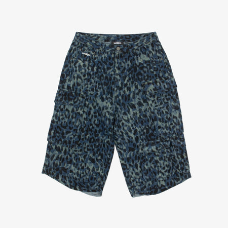Short Wasted Paris Cheetah Grant blu