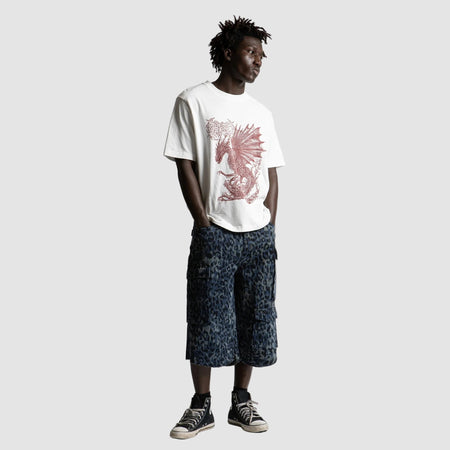 Short Wasted Paris Cheetah Grant blu