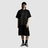 Short Wasted Paris Pleated black