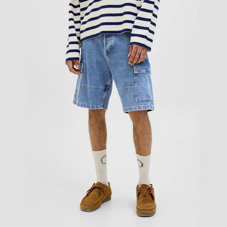 Shorts Jack & Jones Cargo Alex light blue denim