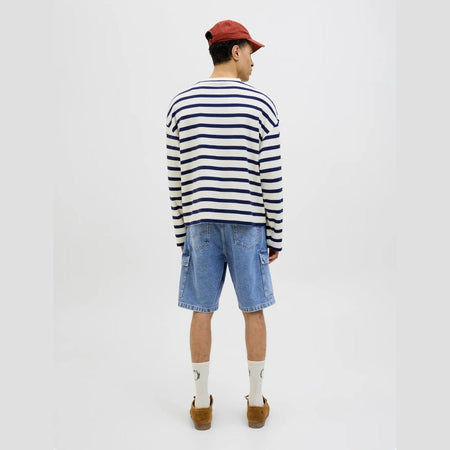 Shorts Jack & Jones Cargo Alex light blue denim