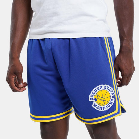 Shorts Mitchell & Ness Royal Golden State Warriors Vintage Logo blue royal