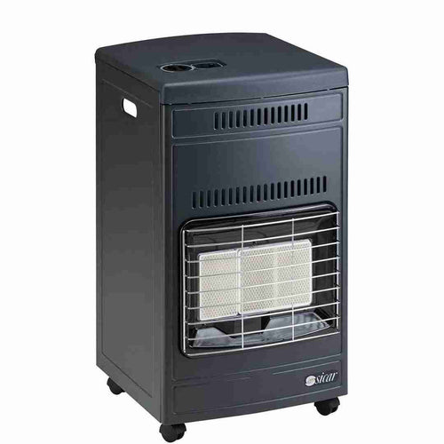 Sicar euro 92t turbo stufa a infrarossi a gas gpl ventilata potenza max. 4200 w, colore grigio