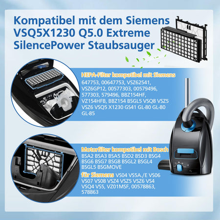 Siemens VSQ5X1230 Q5.0 extreme silencePower