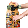 Skateboard Cruiser Ghettoblaster Teak Geroglific Fis tail 30 -9