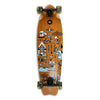 Skateboard Cruiser Ghettoblaster Teak Geroglific Fidh tail 33 -9,5
